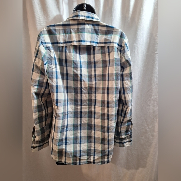 Wrangler small plaid button-down shirt size small - Picture 4 of 6
